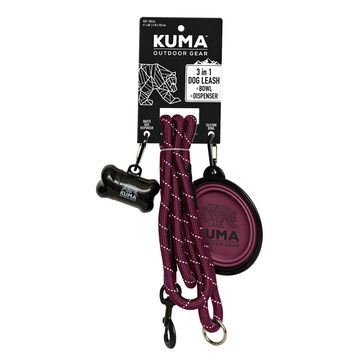 KUMA Outdoor Gear 3 in 1 Dog Leash
