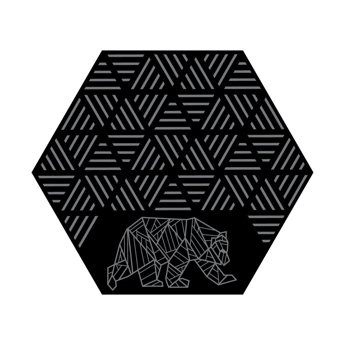 KUMA Hex Striped Peaks Outdoor Mat
