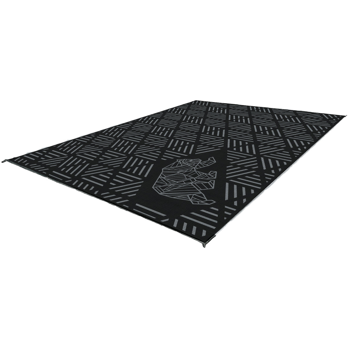 KUMA Striped Peaks Outdoor Mat 9 x 12 ft