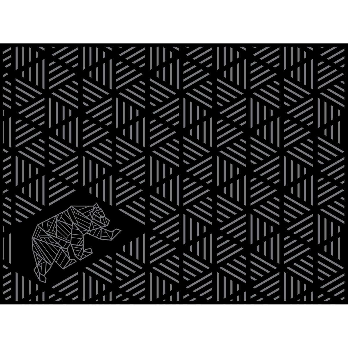 KUMA Striped Peaks Outdoor Mat 9 x 12 ft