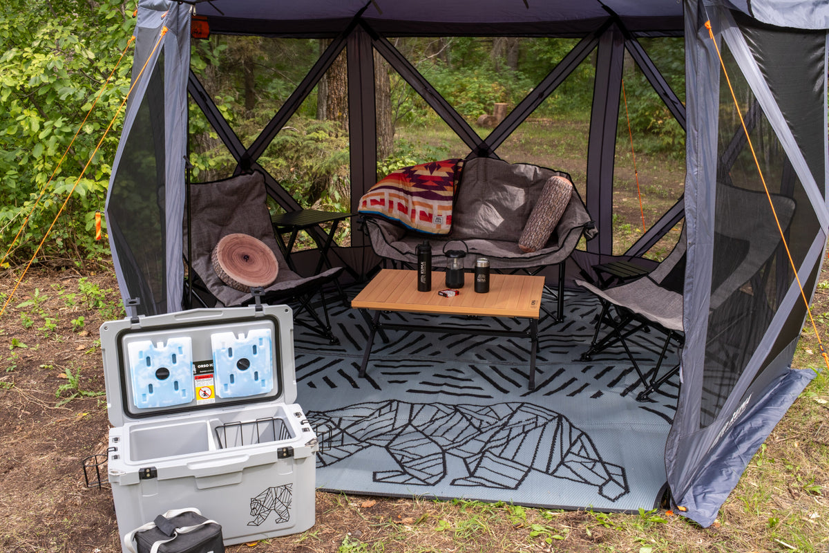 KUMA Hex Striped Peaks Outdoor Mat