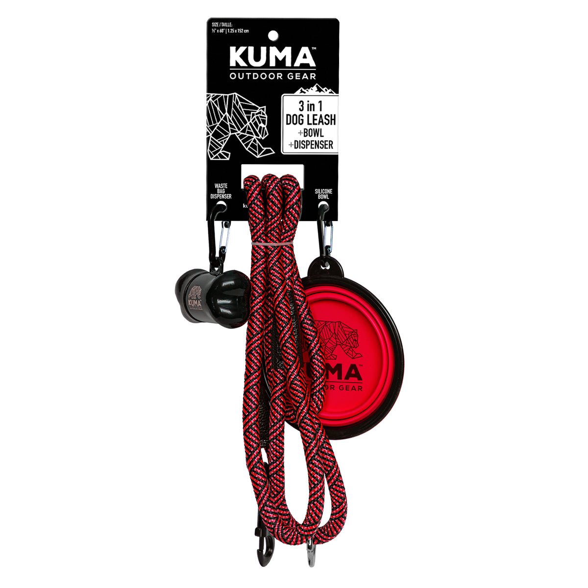KUMA Outdoor Gear 3 in 1 Dog Leash