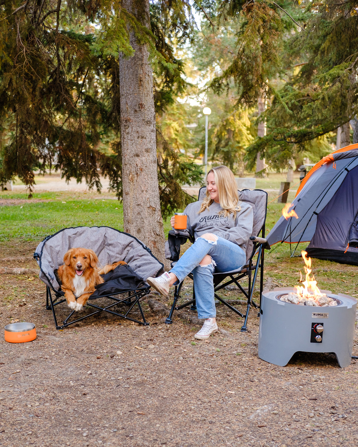KUMA Switchback Heated Camping Chair