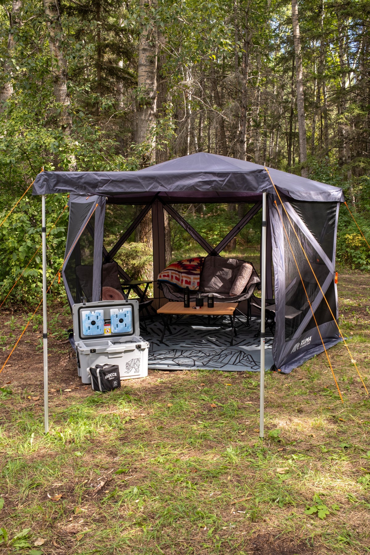 KUMA Hex Striped Peaks Outdoor Mat