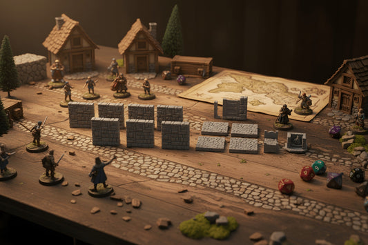 28mm Medieval Guard Post Gatehouse – Stone RPG Terrain