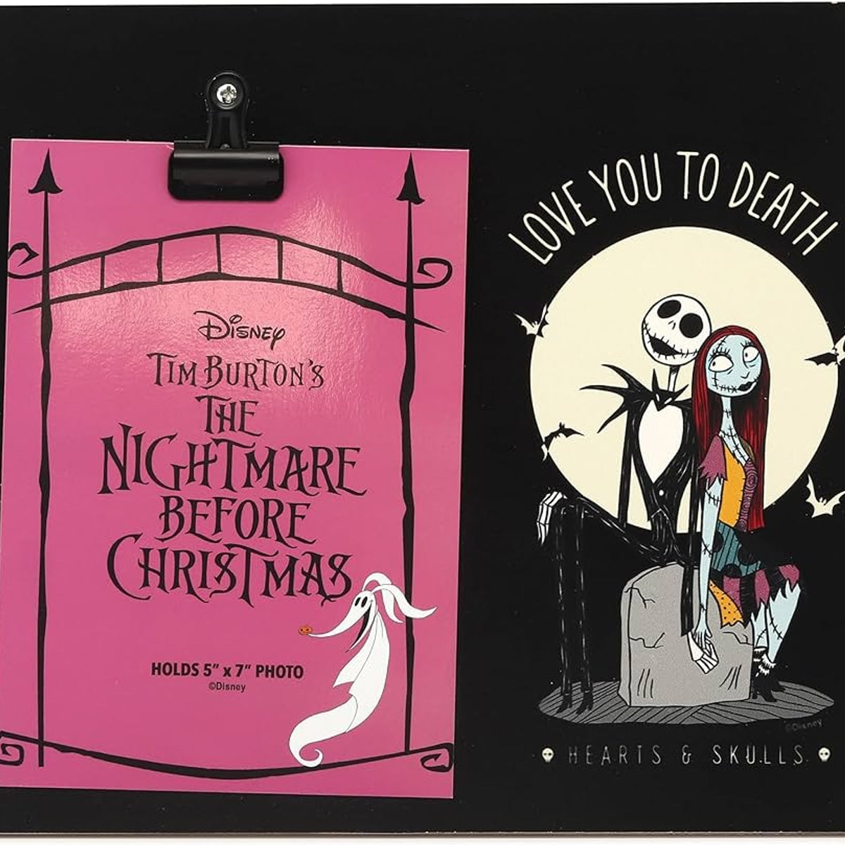 Nightmare Before Christmas Love You To Death Picture Frame
