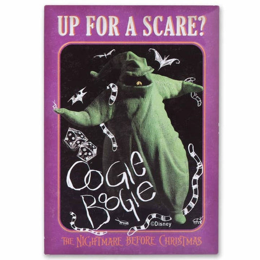 Nightmare Before Christmas Oogie Boogie Up for a Scare Metal Magnet