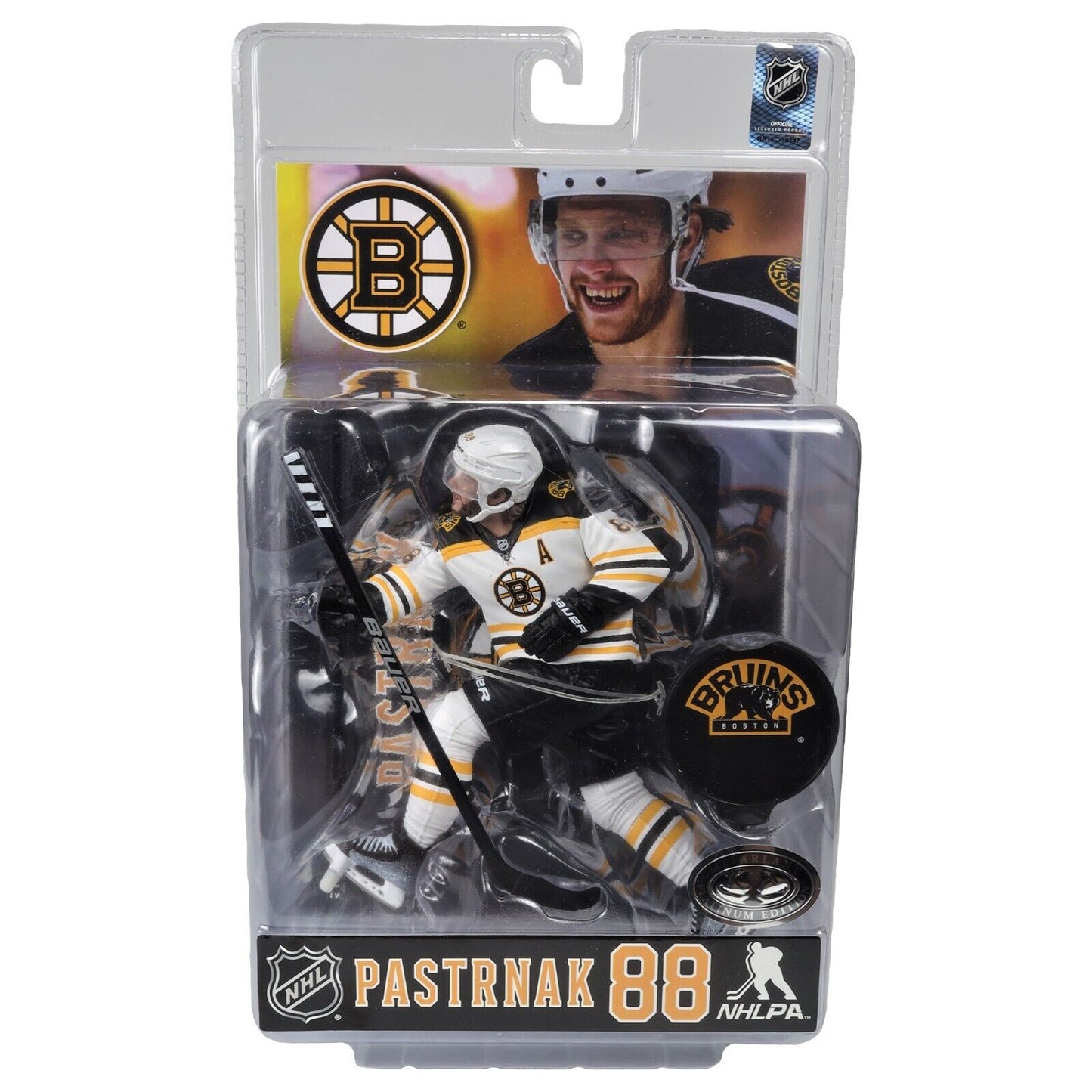 David Pastrnak (Boston Bruins) NHL 7" Figure McFarlane's SportsPicks ( Platinum / Chase )