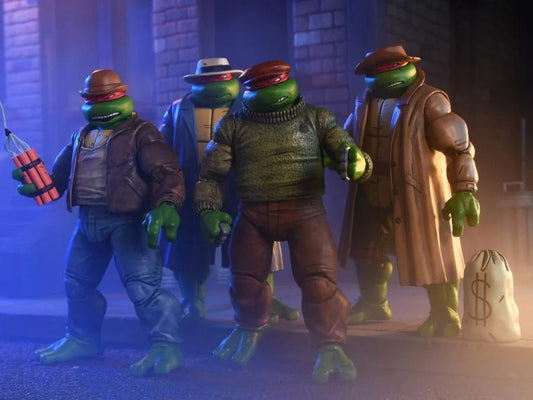 Teenage Mutant Ninja Turtles Gangster Turtles (Mirage Comics) Action Figure 4-Pack