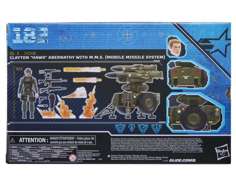 G.I. Joe Classified Series #182 Clayton “Hawk” Abernathy with M.M.S. (Mobile Missile System)