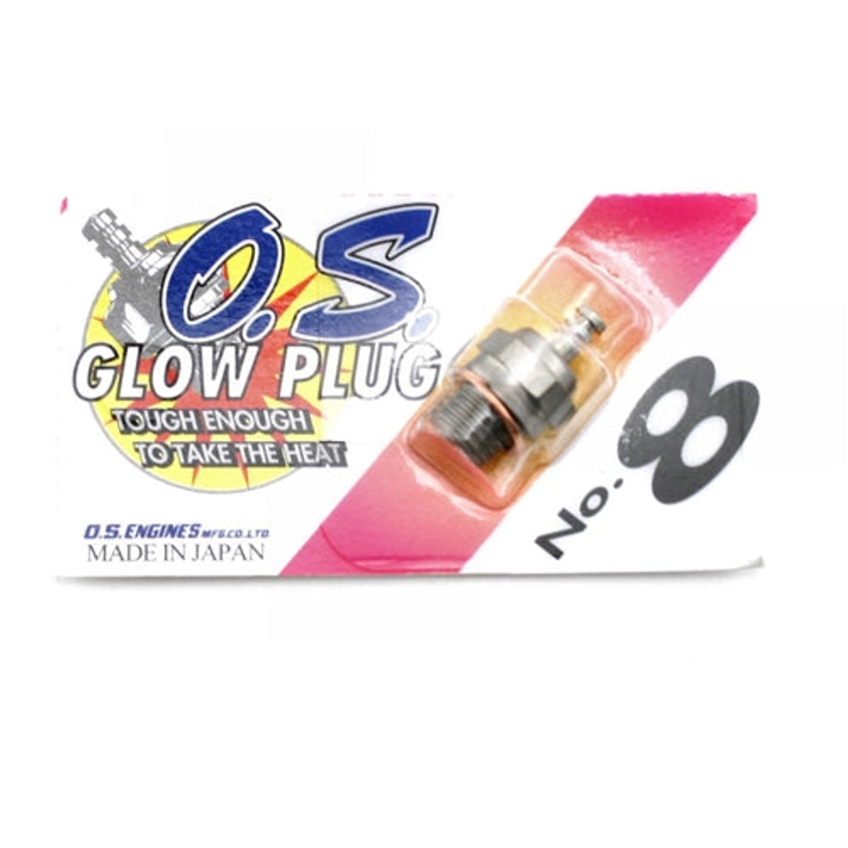 O.S. Engines No.8 Glow Plug Medium On-Road