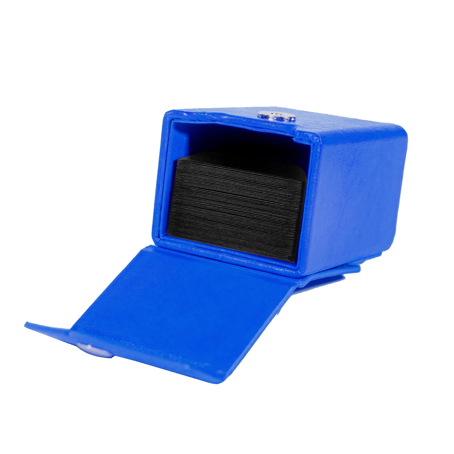 Kaiba Blue Deck Box + Belt Loop - Hard Shell - Faux Leather
