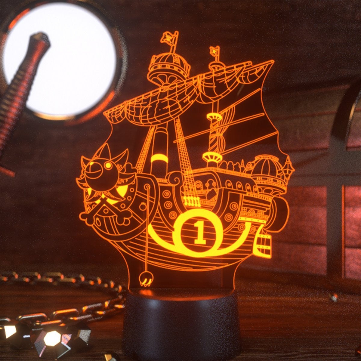 One Piece Thousand Sunny Otaku Lamp
