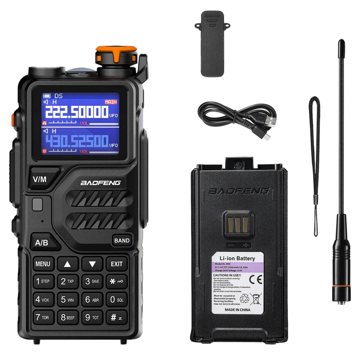Baofeng K5 Plus Radio ITWMAT Combo Kit