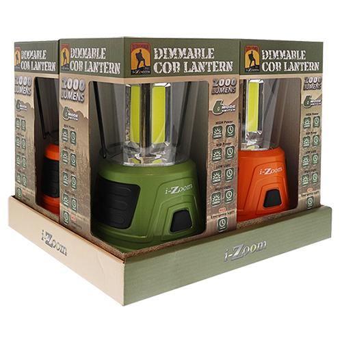 Outdoorsman I-Zoom LED Dimmable COB Lantern - 2000 Lumens