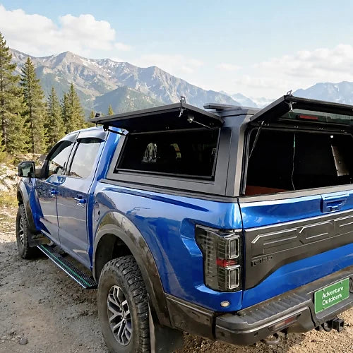 GullWing Aluminum Truck Cap for RAM 1500 - Overland Truck Canopy