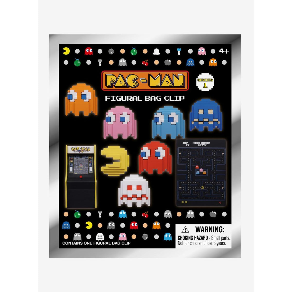 Pac-Man Series 1 Mystery 3D Foam Bag Clip