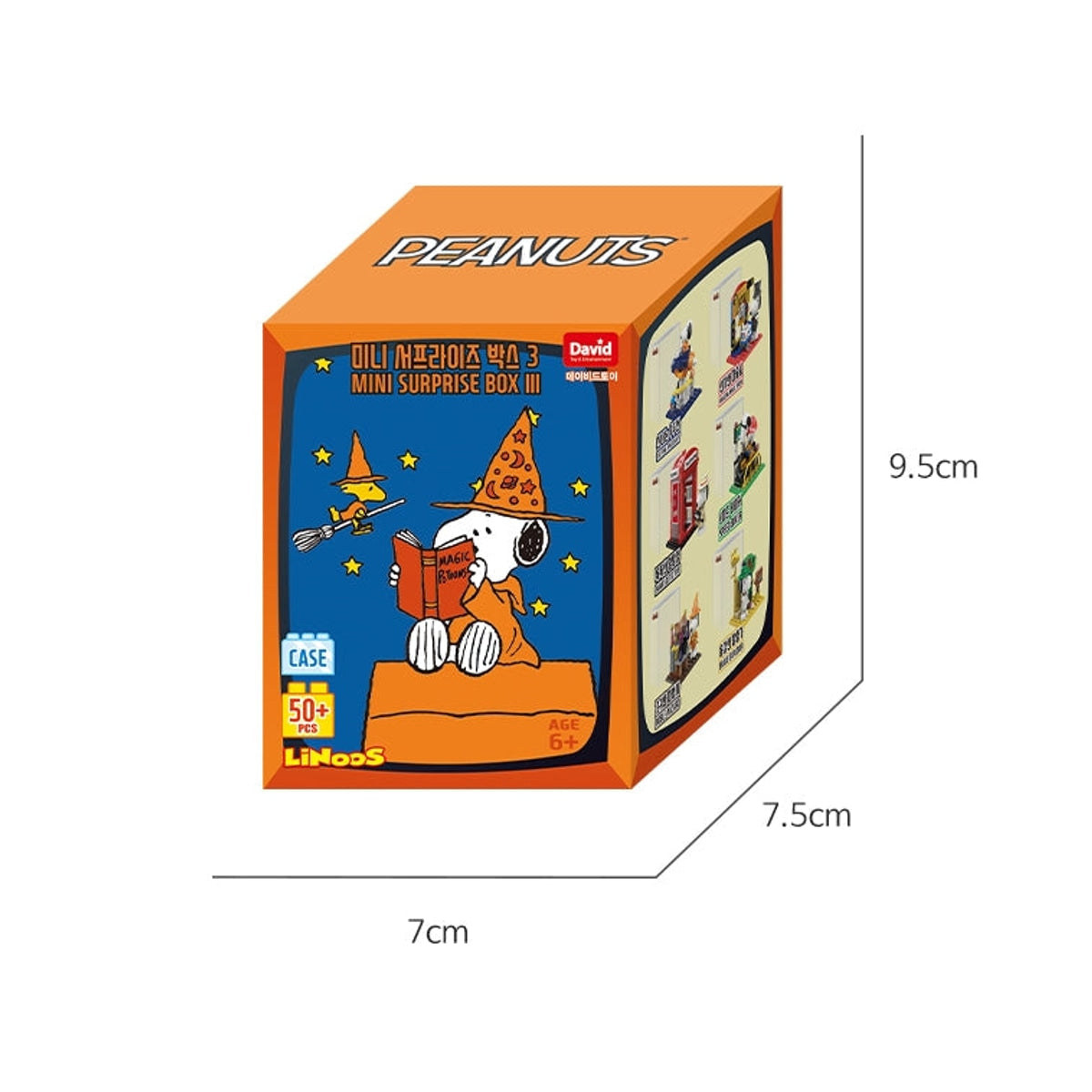 Peanuts Snoopy Halloween Mystery Mini Block Scene