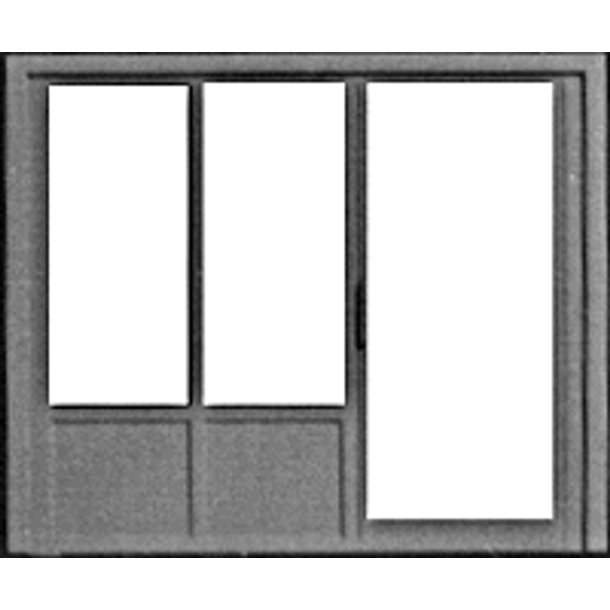 Pikestuff 541-1105 HO Window/Door Combo NIB