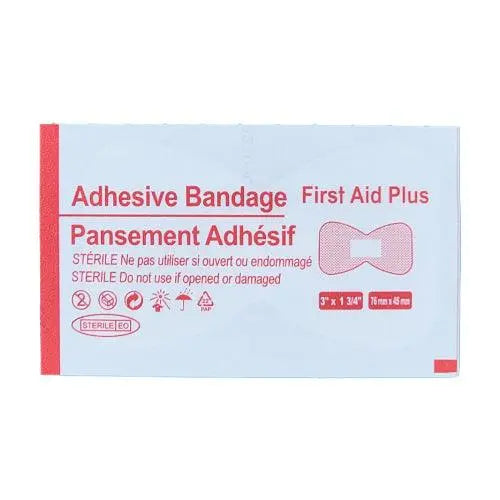 Plastic Adhesive Fingertip Bandage, 3" x 1.3/4"