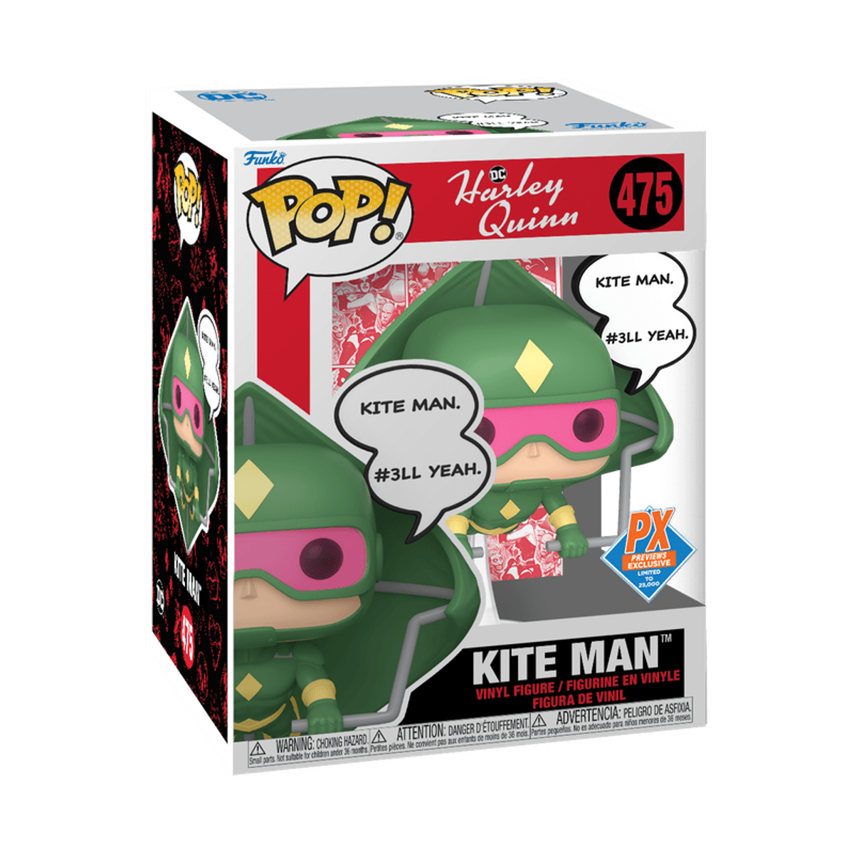 POP! DC Harley Quinn - Kite Man SDCC 2024 PX Exclusive