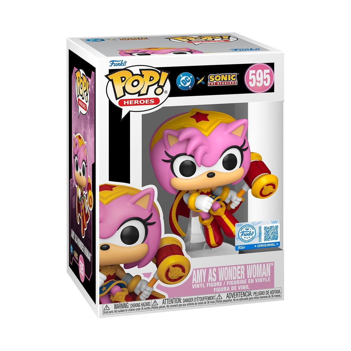 POP! DC x Sonic - Amy as Wonder Woman
