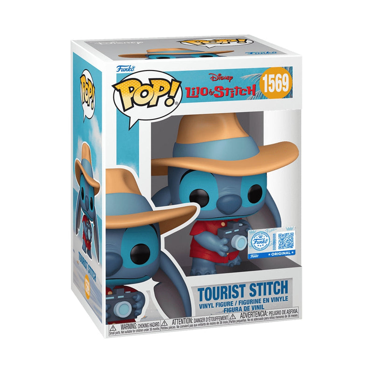 POP! Disney Lilo & Stitch - Tourist Stitch Funko Exclusive