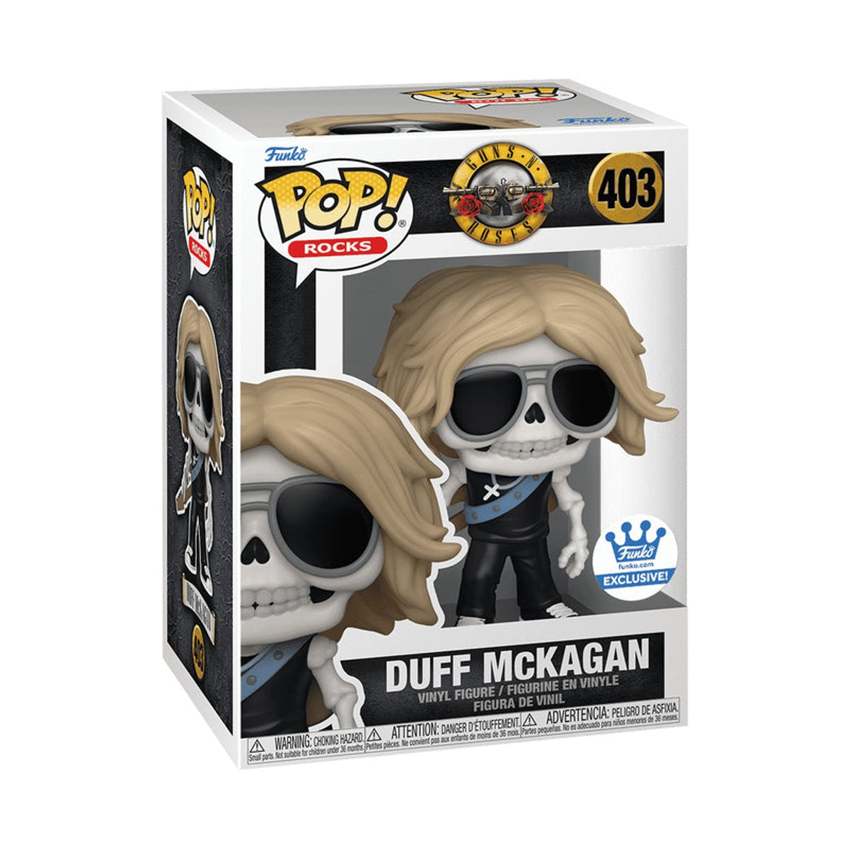 POP! Guns N' Roses - Duff McKagan (Skeleton) Funko Exclusive