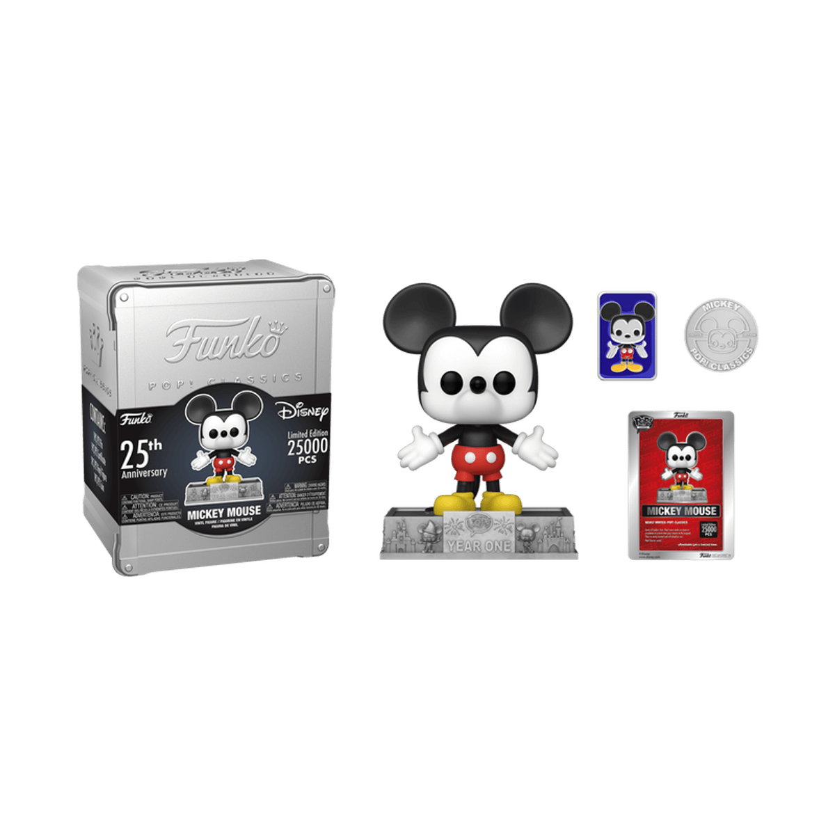 POP! Mickey Mouse Funko 25th Anniversary Tin