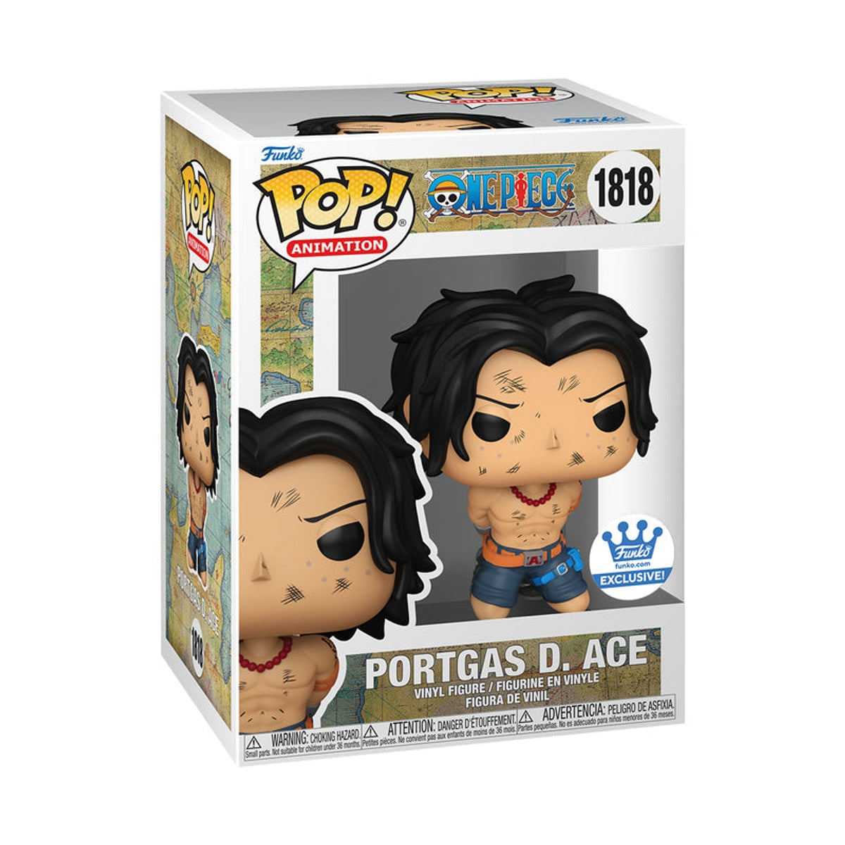 POP! One Piece - Portgas D. Ace (Execution) with Pop Protector Funko Exclusive