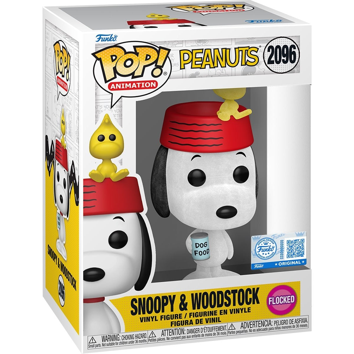 POP! Peanuts - Snoopy & Woodstock Flocked Exclusive