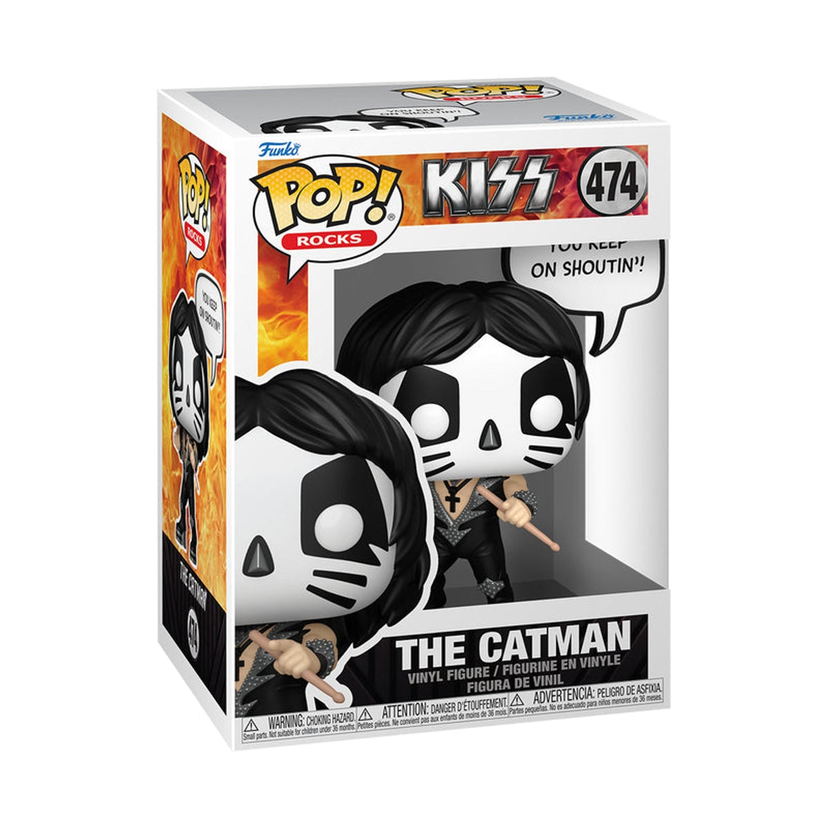 POP! Sayings KISS - The Catman (You Keep on Shoutin')