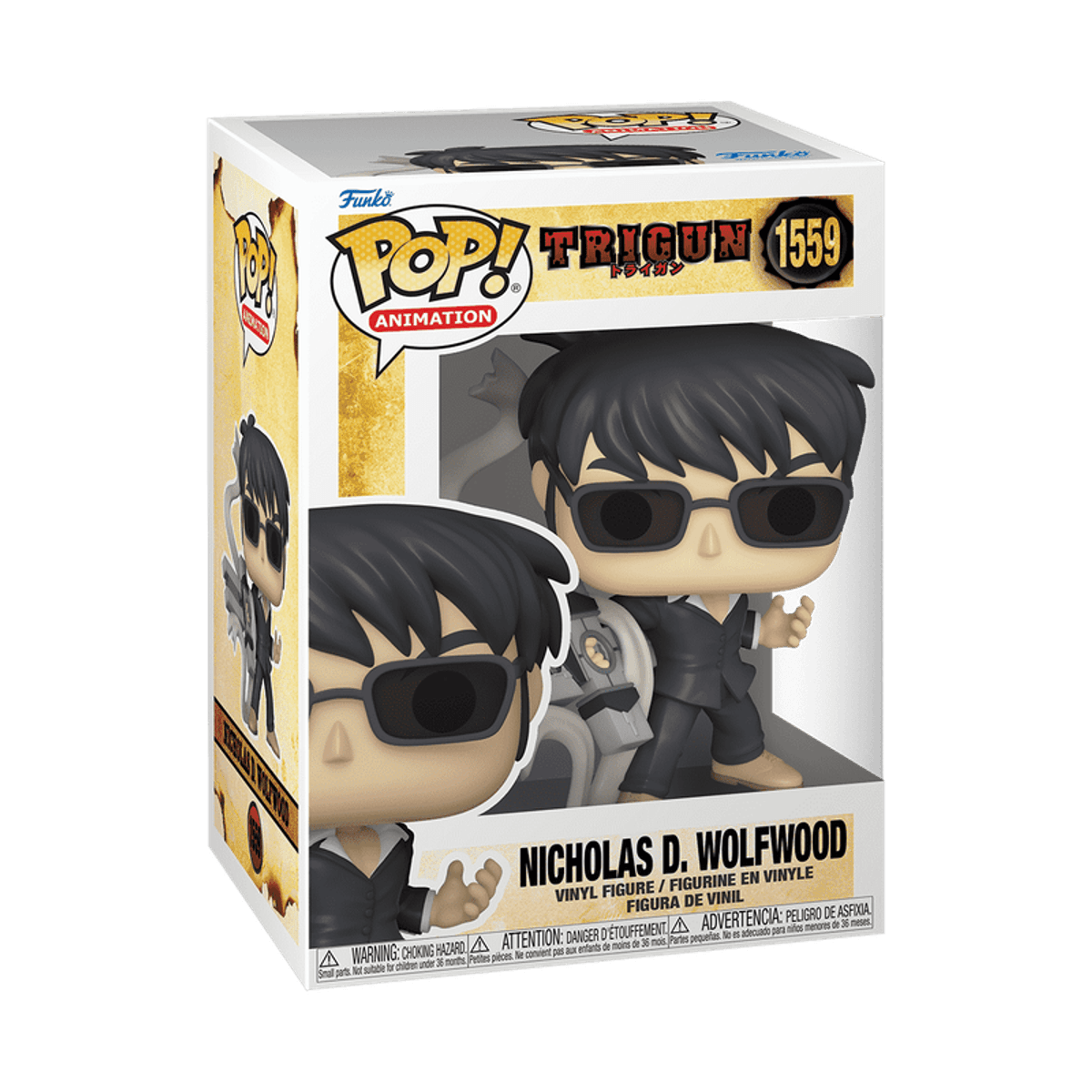 POP! Trigun - Wolfwood with Punisher