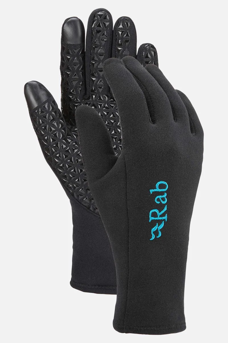 Rab Women's Polartec Power Stretch Gloves with Contact Grip Size XL