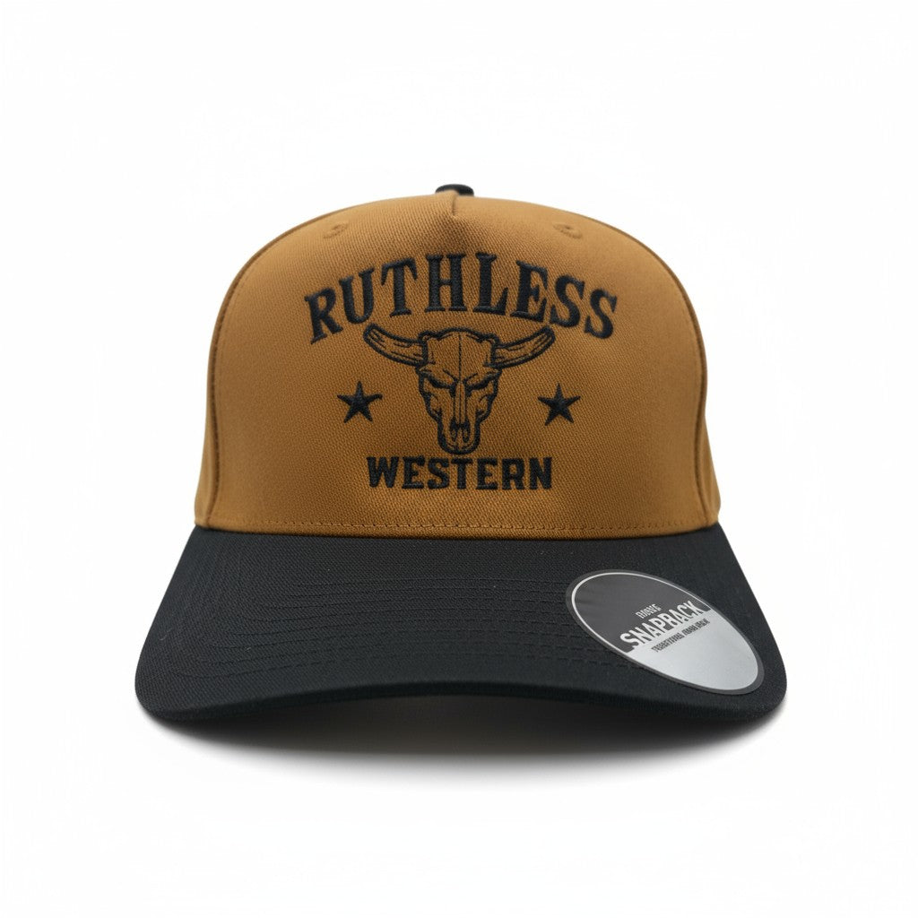 Ruthless Rustlers Combo Cap | Caramel/Black