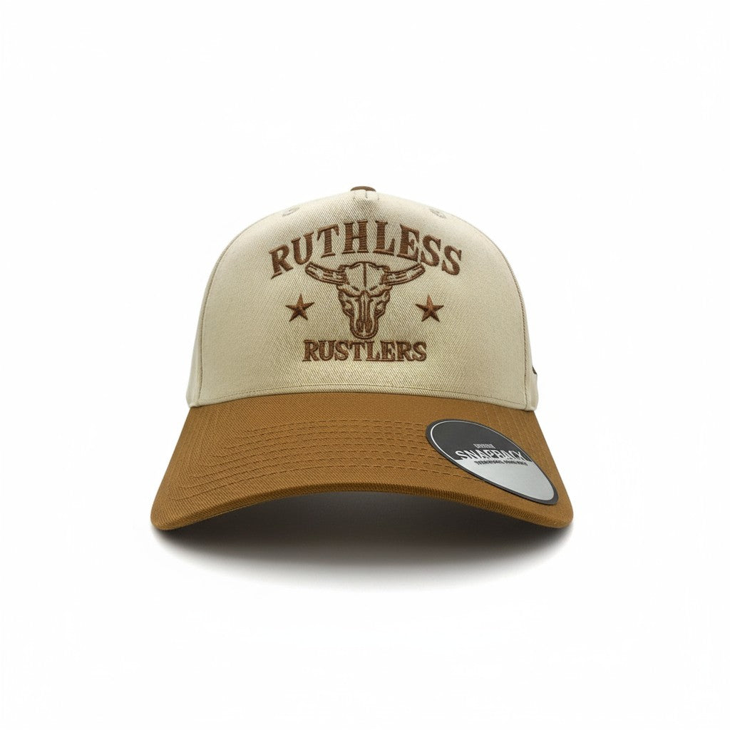 Ruthless Rustlers Combo Cap | Beige/Caramel