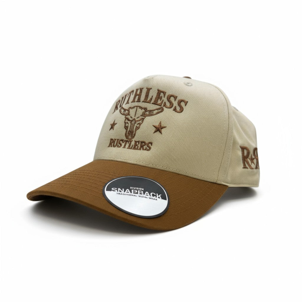 Ruthless Rustlers Combo Cap | Beige/Caramel