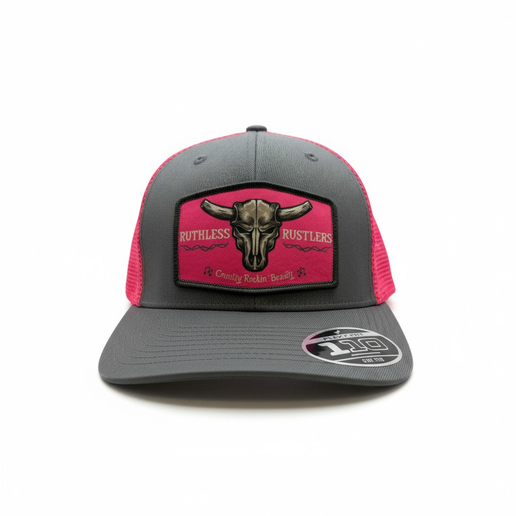 Ruthless Rustlers Country Rockin Beauty Premum Cap | Pink/Graphite