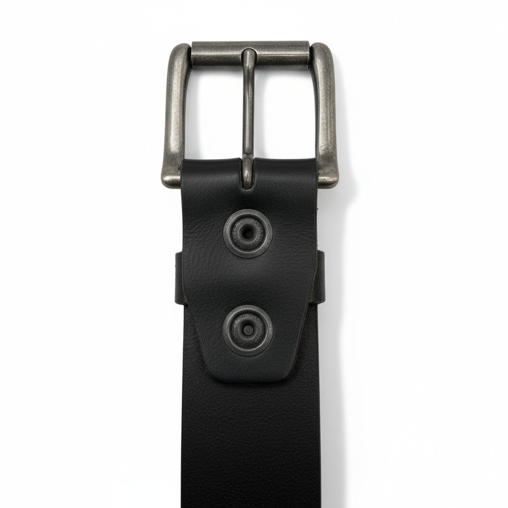 Ruthless Rustlers Barbed Wire Belt | Embossed Black