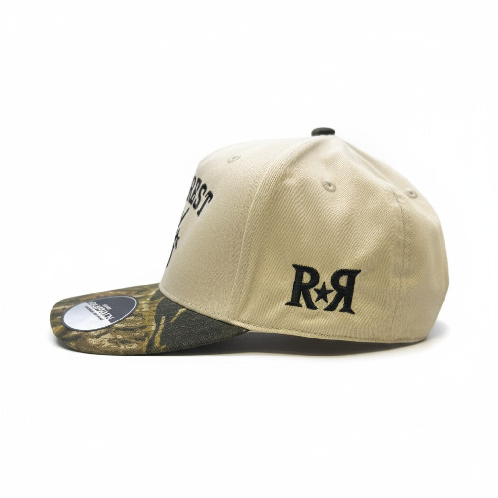 Ruthless Rustlers Combo Cap | Beige/Wood Camo