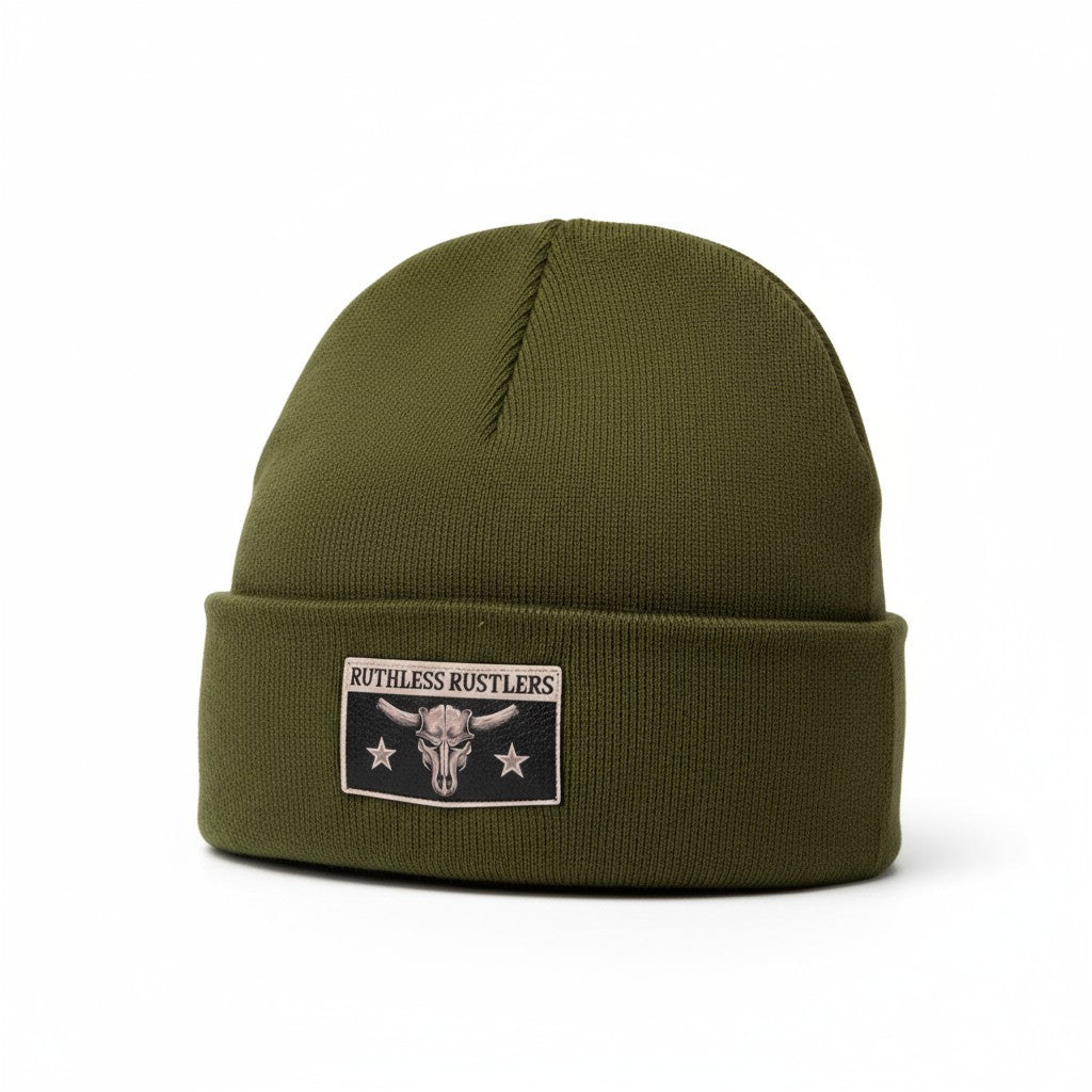 Ruthless Rustlers Maverick Cuff Toque | Army Green