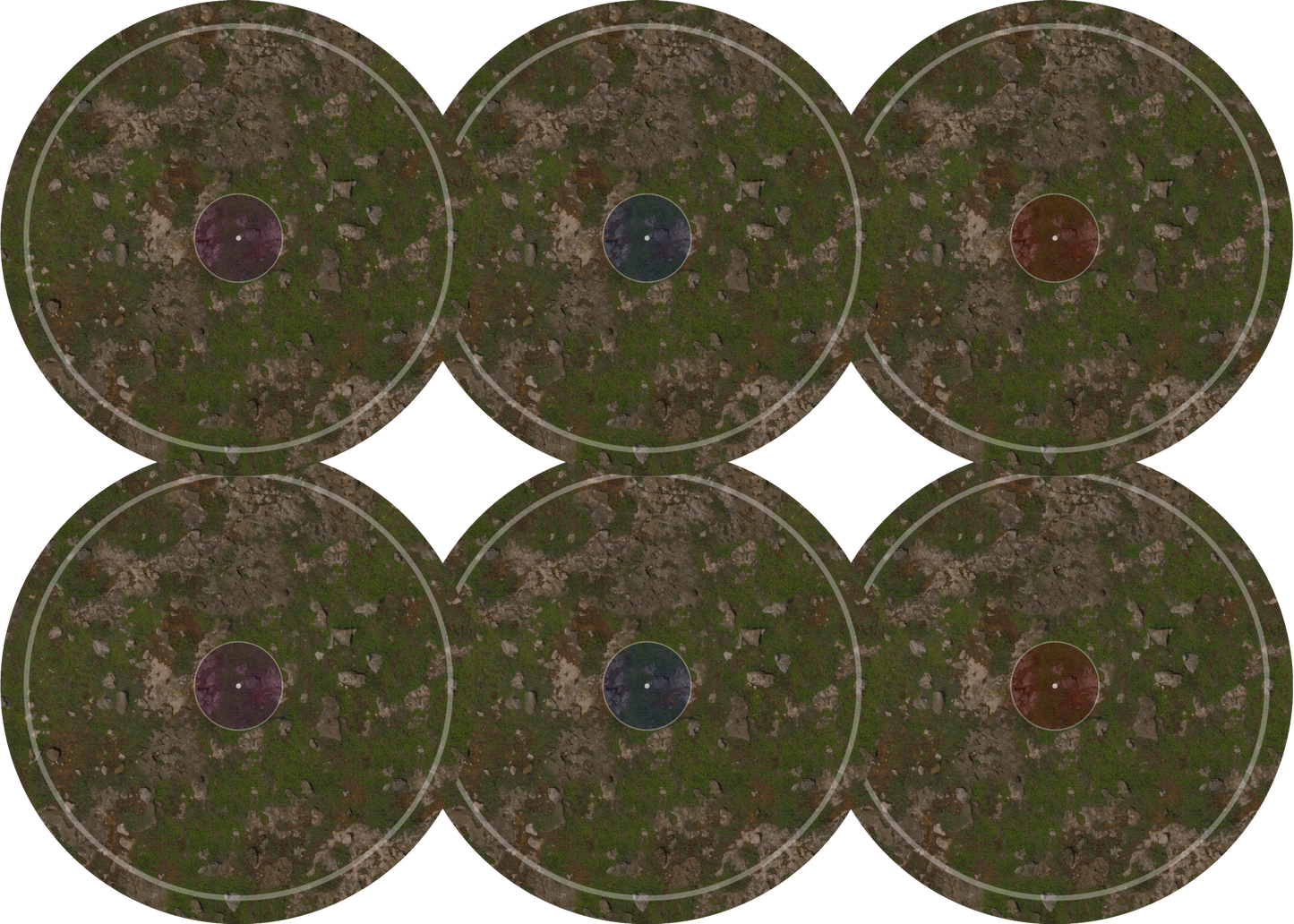 Objective Markers - Basic Grass & Rocks