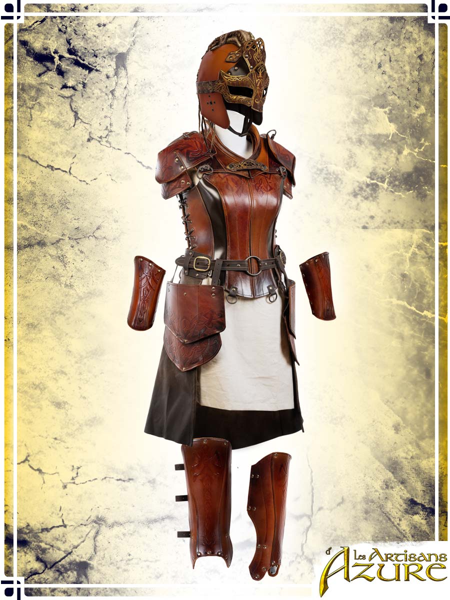 Shieldmaiden Full Armor Set - Epic/Amber