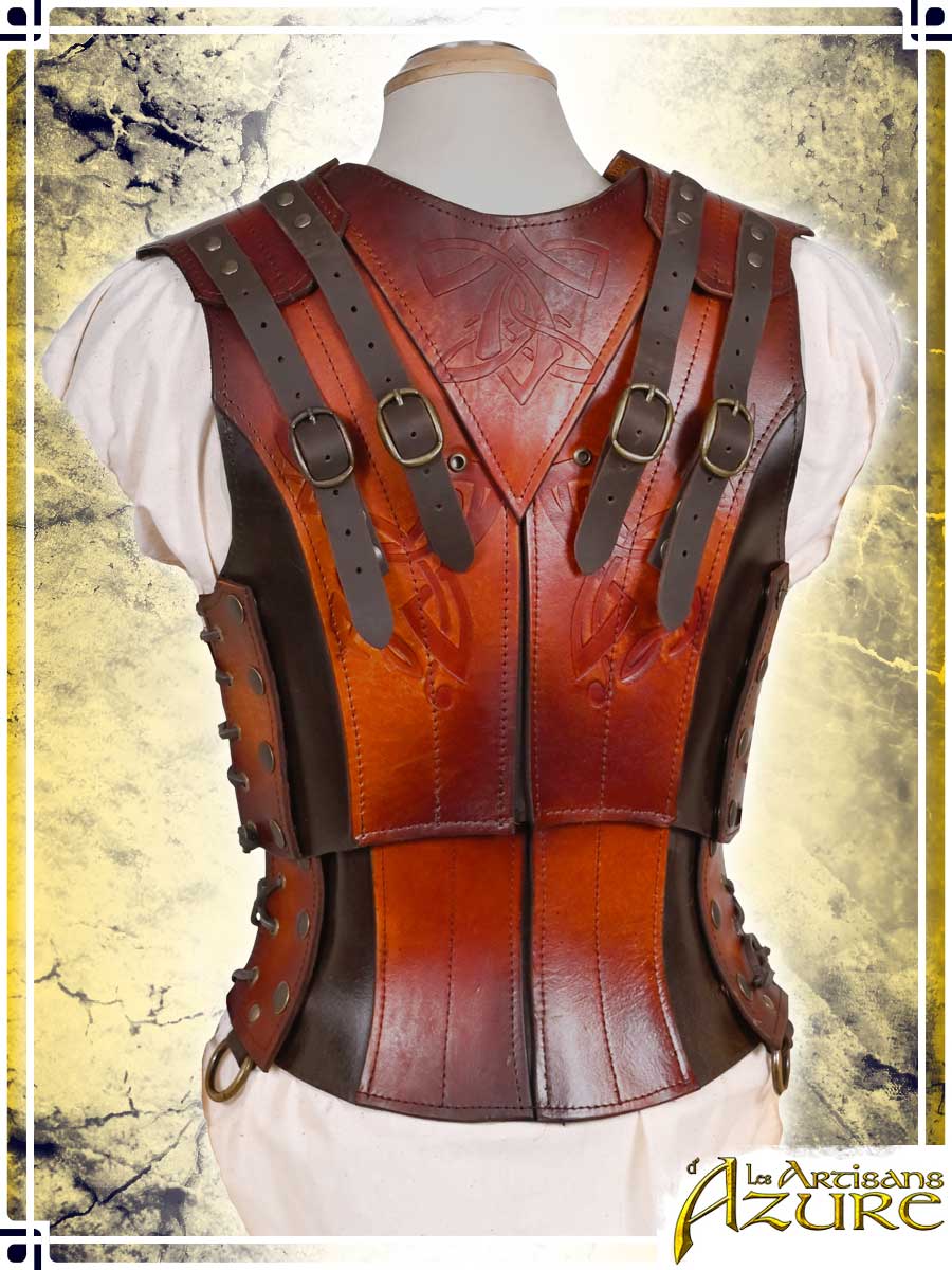 Light Shieldmaiden Leather Armor - Epic/Amber