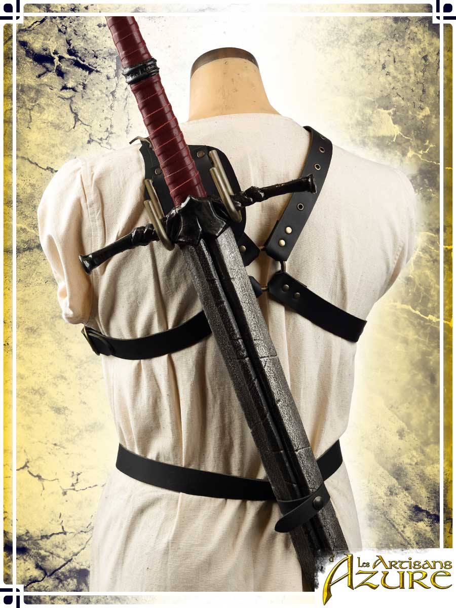 Back Scabbard with Hooks