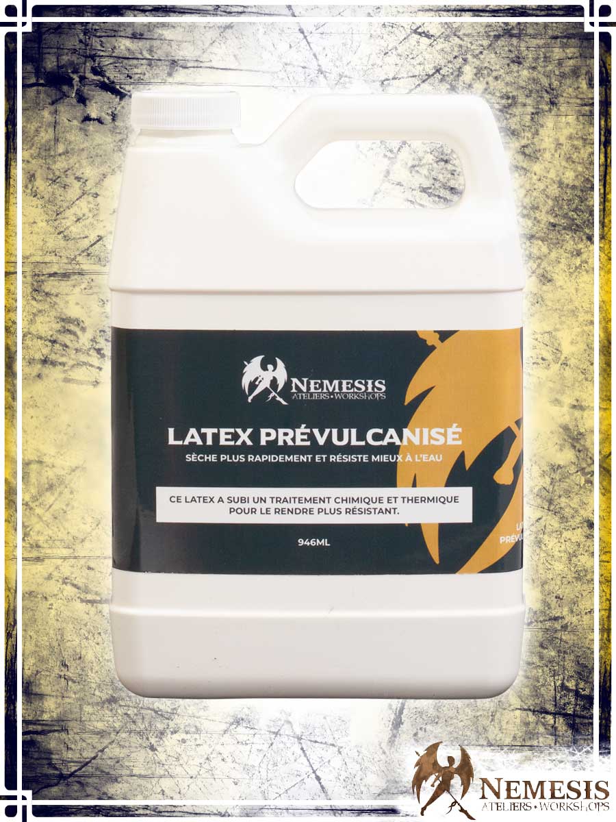 Pre-vulcanized latex