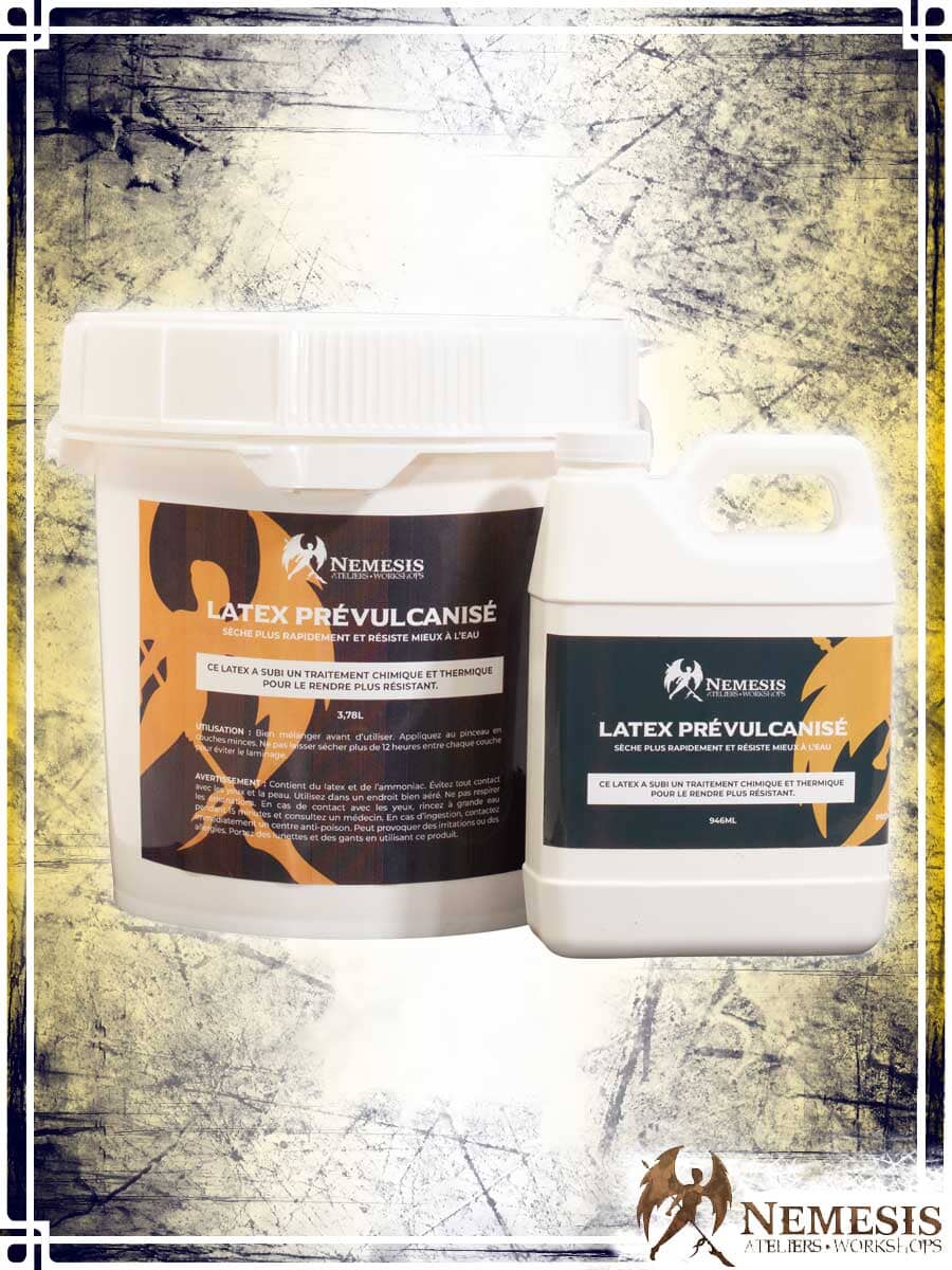 Pre-vulcanized latex