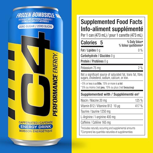 C4 - Performance Energy Frozen Bombsicle (12 x 473ml 12)