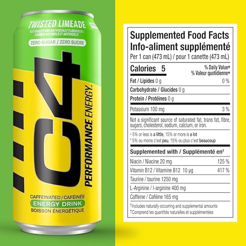 C4 - Performance Energy Twisted Limeade (12 x 473ml 12)