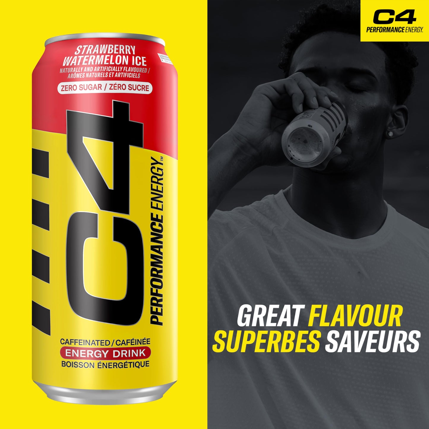 C4 - Performance Energy Straw Watermelon (12 x 473ml 12)